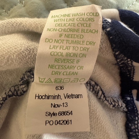 Lilly Pulitzer Navy & White I Got Lucky Bird Charlene Chevron Shift Dress S - Picture 13 of 15